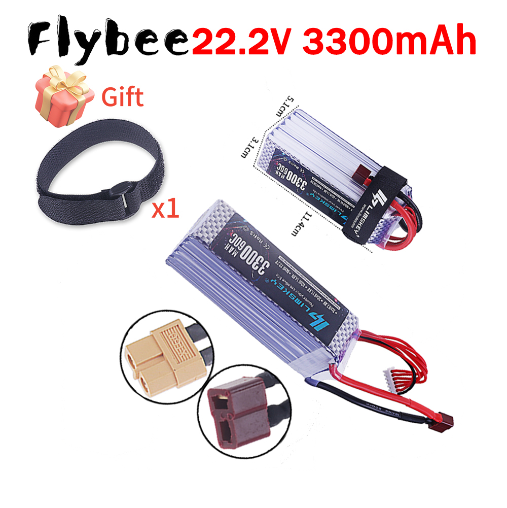 Drone Battery 6S - Gloednieuwe 3300mAh 22.2V 60C 6S Lipo