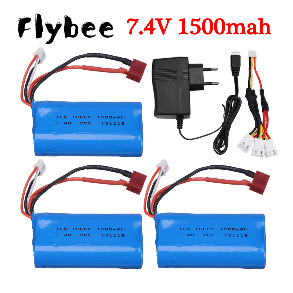Drone Battery Li-Ion - 7.4V 1500Mah Li-Ion Batterij 18650 2S