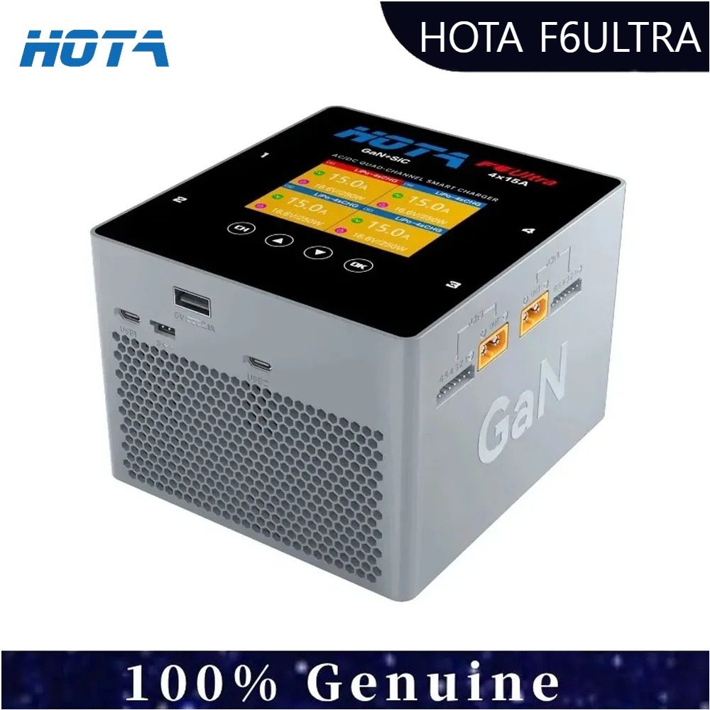 HOTA F6 Ultra 4-kanaals slimme - Drone Battery Smart recensie en prijs