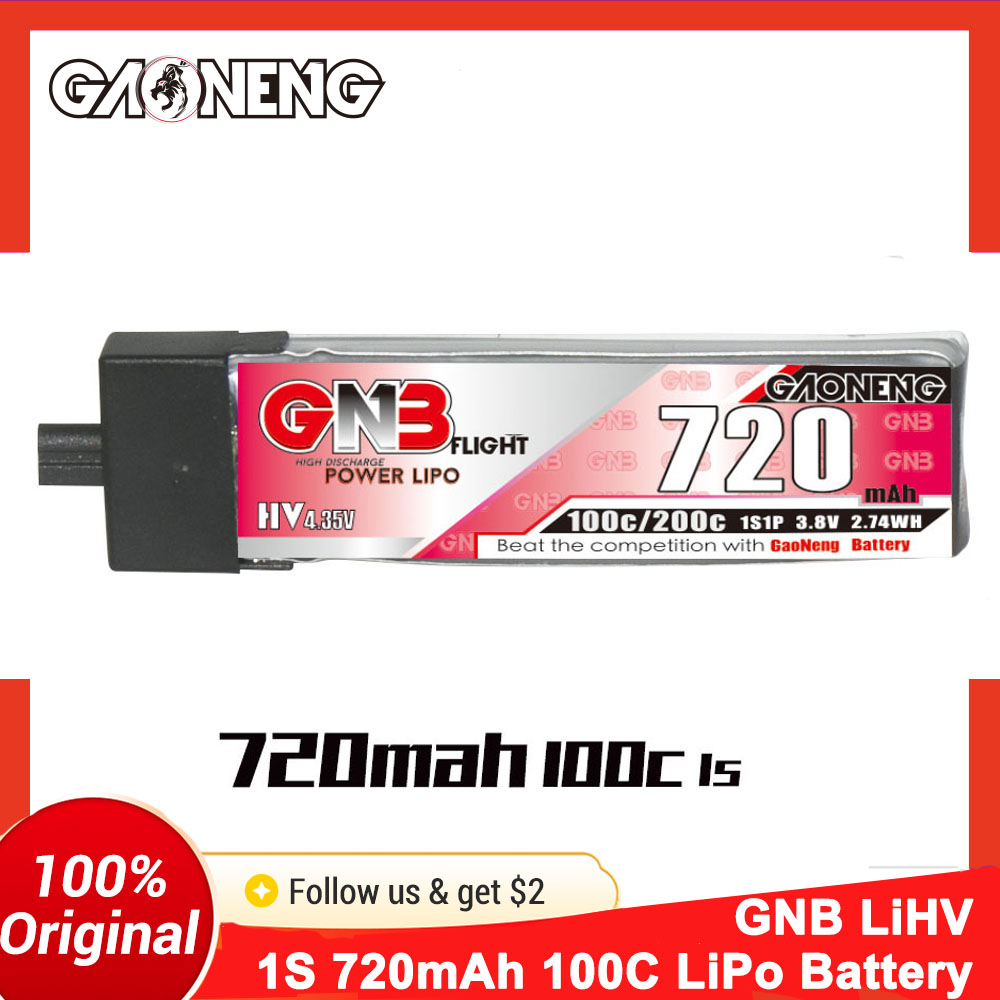 GAONENG GNB 1S 3.8V 720mAh 100 - Drone Battery Li-Ion recensie en prijs